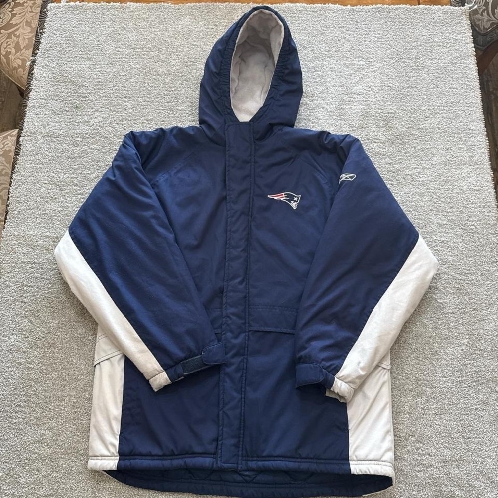 Reebok New England Patriots Puffer Jacket Youth XL 18/20 NFL